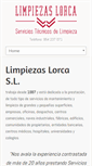 Mobile Screenshot of limpiezaslorca.com